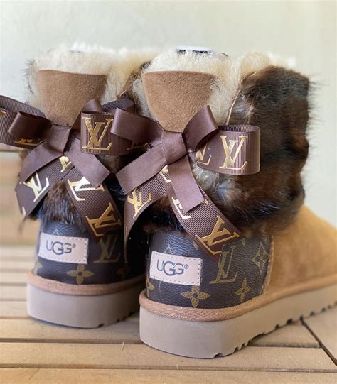 louis vuitton uggs black|louis vuitton ugg style boots.